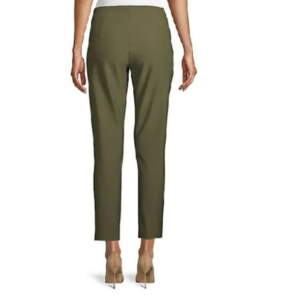 EILEEN FISHER Washable Stretch Crepe Pants - Picture 2 of 8